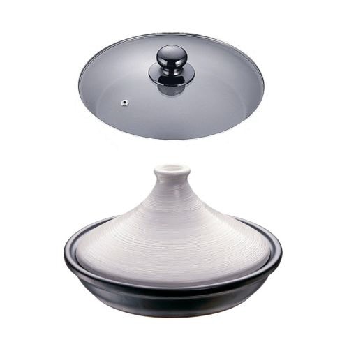 ブローディア IHタジン鍋 19cm 白