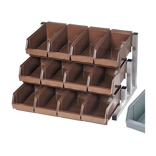 スマートオーガナイザー 3段4列 グレー