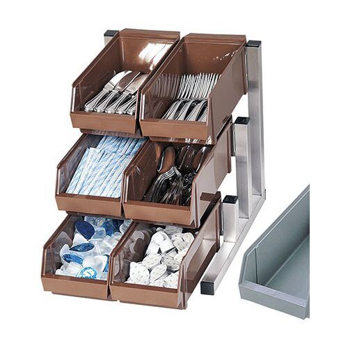 スマートオーガナイザー 3段2列 グレー