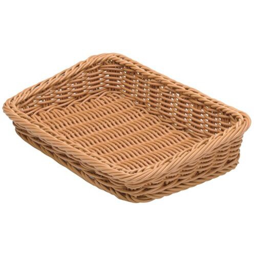 樹脂製太渕ディスプレイかご 傾斜型 小 茶