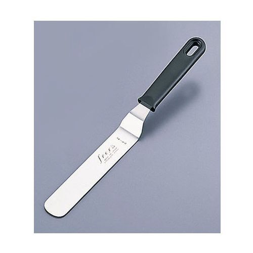 フレックス黒P柄 ステン スパチュラL型