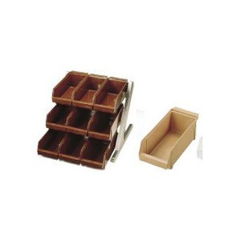 デラックスオーガナイザー 3段3列 キャメル