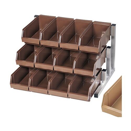 スマートオーガナイザー 3段4列 キャメル