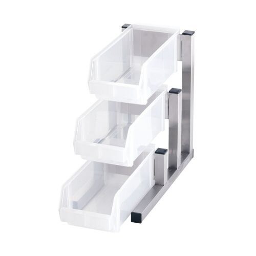 スマートオーガナイザー 3段1列 グレー