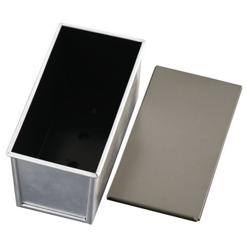 アルミ ナノ・コーティング 食パン型 蓋付2斤