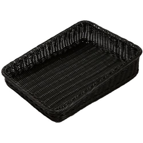 PPベーカリーバスケット 斜め 30型 ブラック