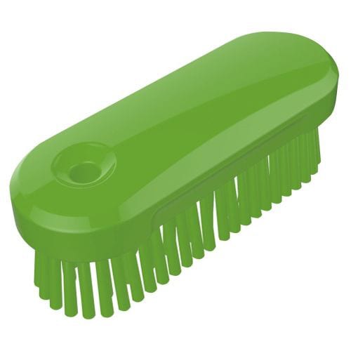 脱毛防止ハンドクリーンブラシ ミディアム グリーン