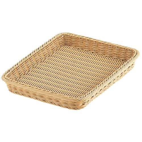 PPベーカリーバスケット 角型 アイボリー 40型