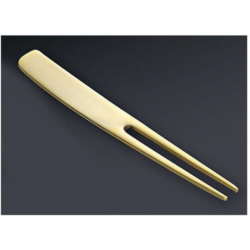 かんざしピックフォーク 金メッキ(6本入)