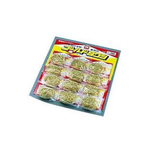 SA真鍮ゴールドタワシ(12個台紙付) 60g