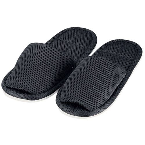 ウォッシャブルスリッパメッシュタイプ 黒 90足入