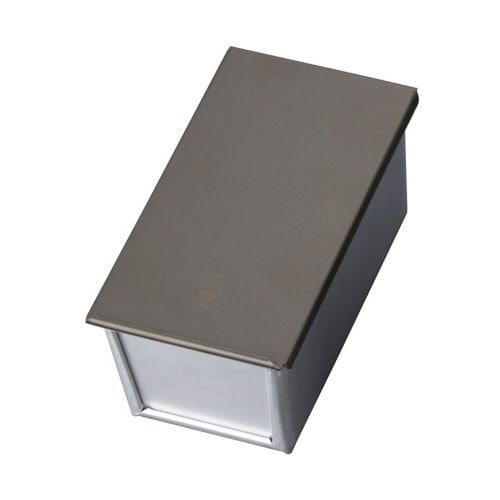 アルミ ナノ・コーティング 食パン型 蓋付1斤