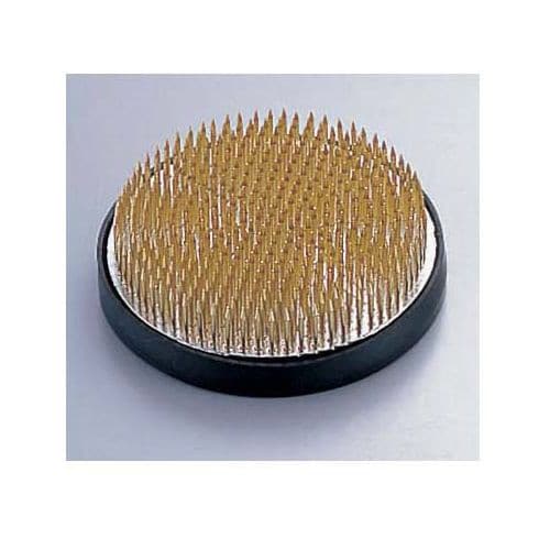 花器保護具付特製剣山 丸(ゴムリング付) 中大