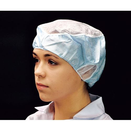 帯電帽 トップメッシュ LL ブルー 20枚