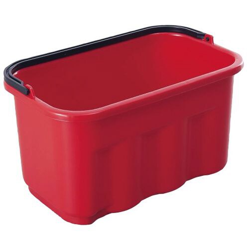 スクエアバケット 5264 9.5L レッド