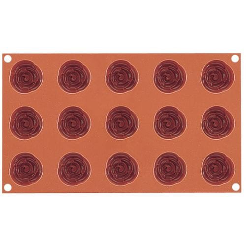 フレキシブルモルドSF074ミニローズ