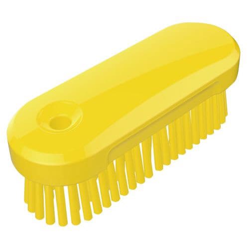脱毛防止ハンドクリーンブラシ ミディアム イエロー