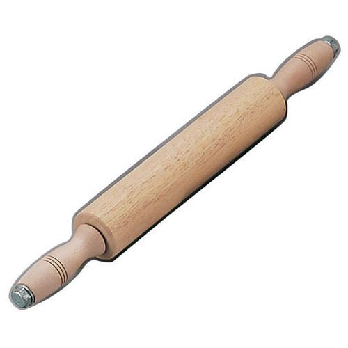 木製ローラー式めん棒 太型ミズメ材直径90×300