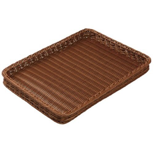 PPベーカリーバスケット 薄型 30型 ブラウン