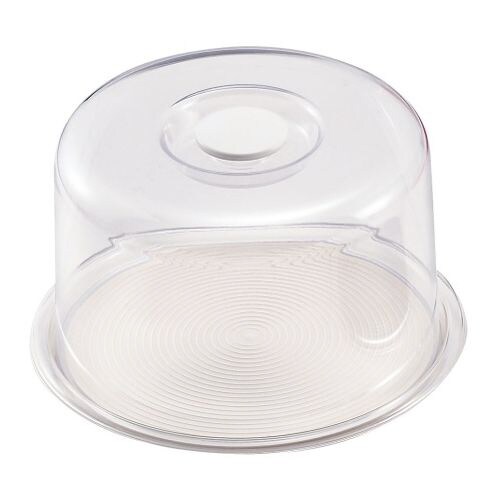 深型 クリア ラブリーハット 中 ホワイト