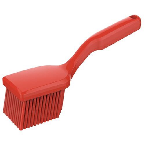 脱毛防止 ショートハンドルブラシ ソフト レッド