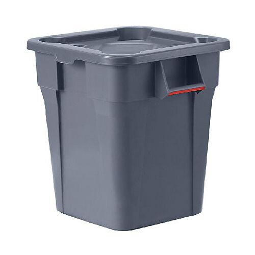 スクエアコンテナ グレー 1233