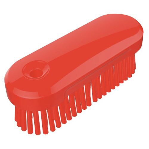 脱毛防止ハンドクリーンブラシ ミディアム レッド