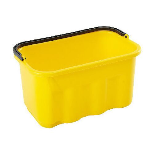 スクエアバケット 5264 9.5L イエロー
