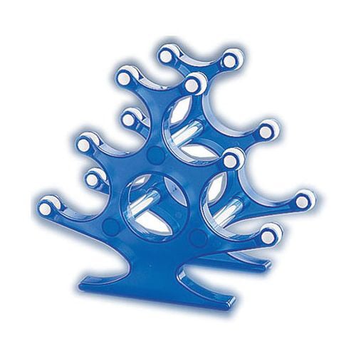 カラーワインラック 5ボトル ブルー