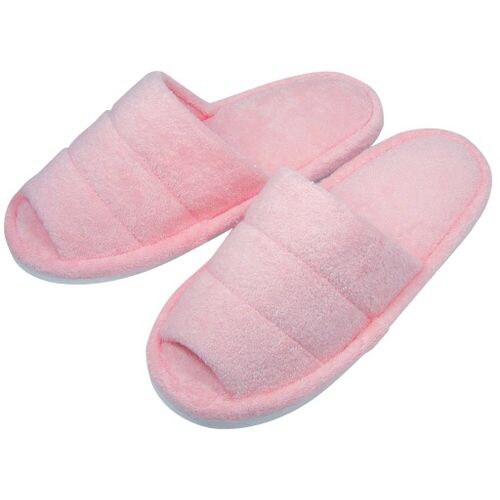 オープンパイルスリッパ 345700 ピンク