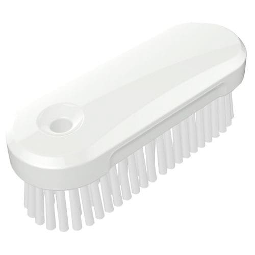 脱毛防止ハンドクリーンブラシ ミディアム ホワイト