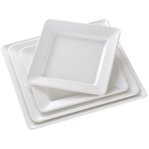 イーファイ メラミン ディド正角皿 131/4