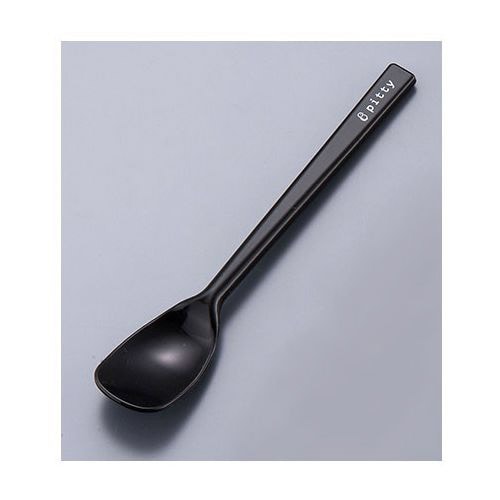 ピティスプーン シリコン一体タイプ へら型 大 黒