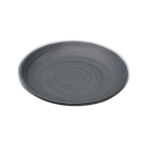 マイン メラミンウェア 黒 丸皿 Φ24