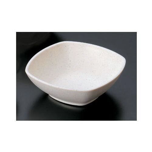 マイン メラミンウェア 白 角深皿 中