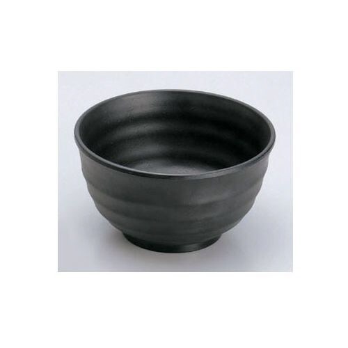 マイン メラミンウェア 黒 飯器 大