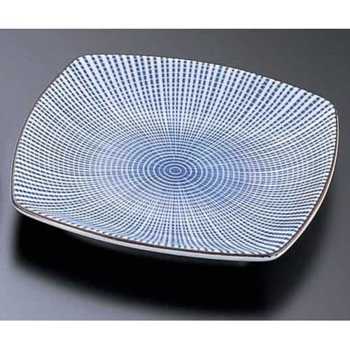 千段十草 四角小皿 T03−127