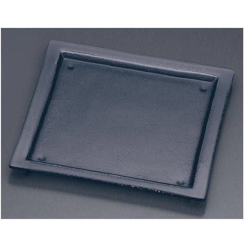 タイガーグラス スクエアプレート280 グレー