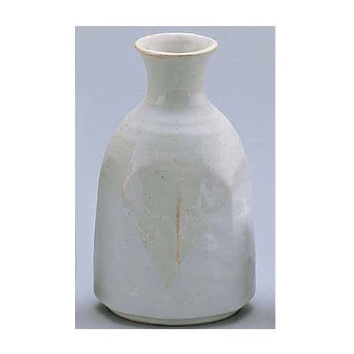 粉引塗分八角徳利 小 D03−44