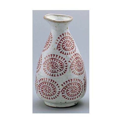 朱タコ唐草徳利 大 D02−35