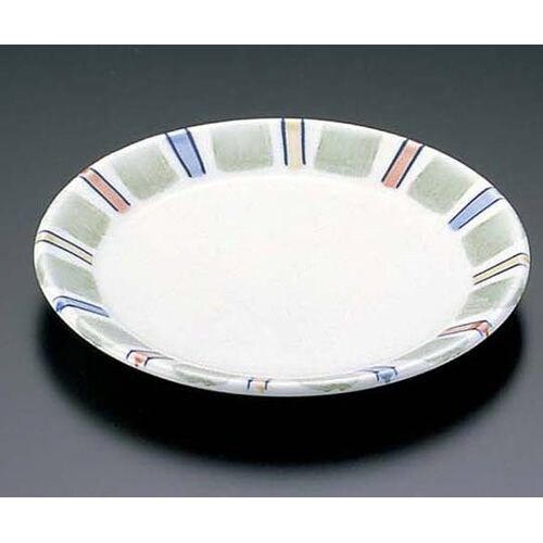 十草丸皿・緑だみ T03−115