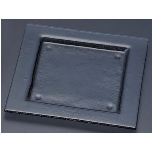 タイガーグラス スクエアプレート 240 グレー