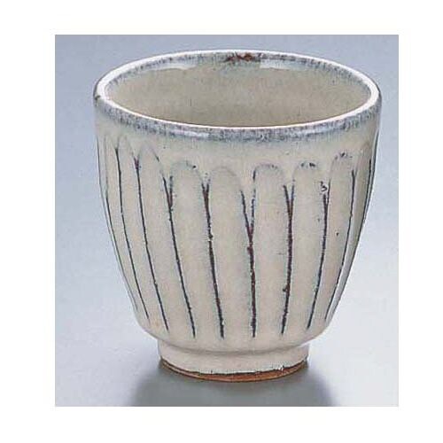 エムズジャパン 白釉彫湯呑 D06−37