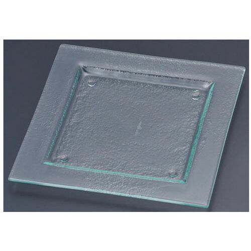 タイガーグラス スクエアプレート 240 クリア