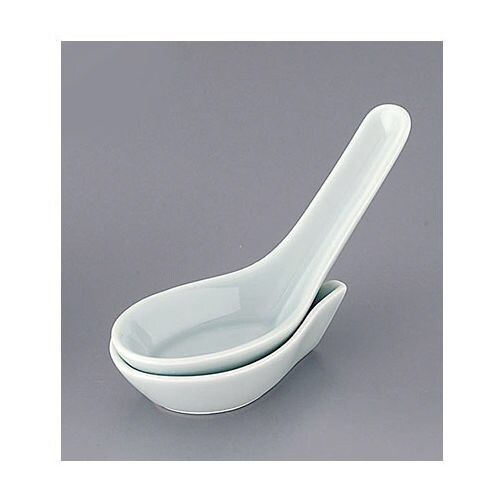 青磁 台付レンゲ 小 Z−009