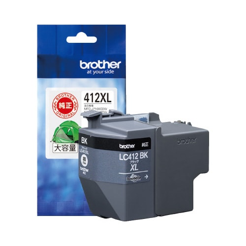 純正インク LC412XLBK ブラック