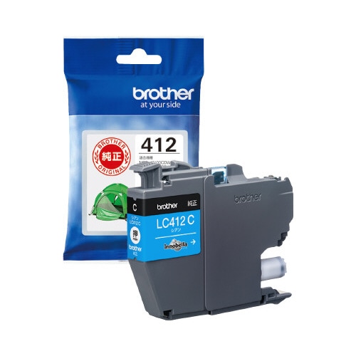 純正インク LC412C シアン