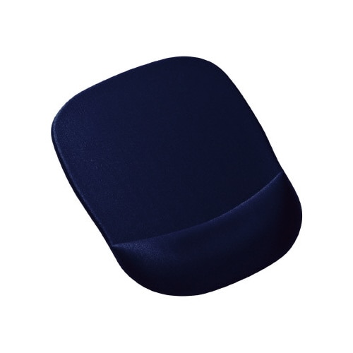 低反発リストレスト付きマウスパッド(ブルー)