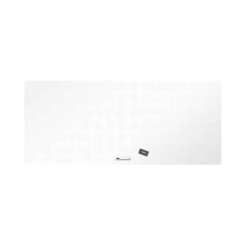 抗菌ホワイトマグネットシート暗線入り5L