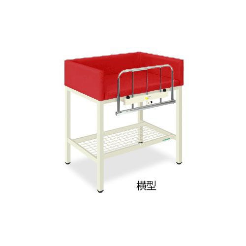 S型オムツ交換台(横型) 90×55×80 赤